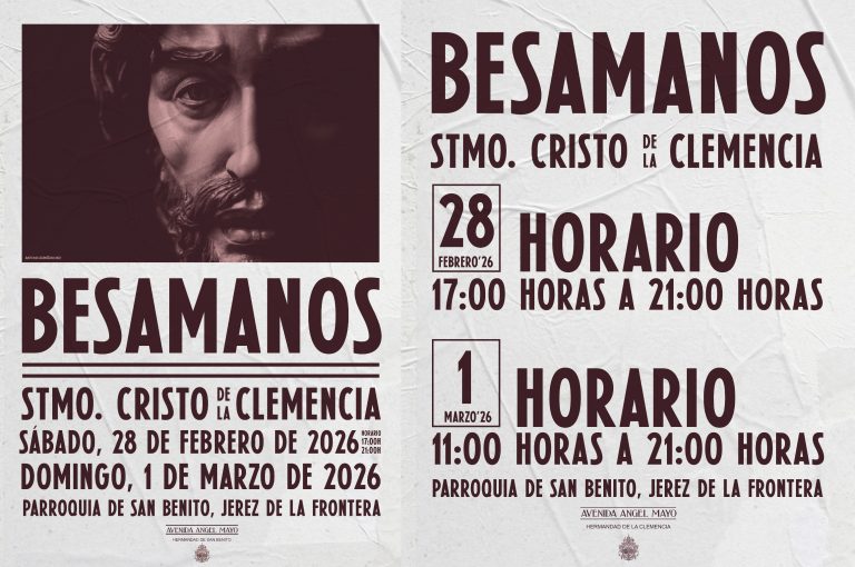 Besamanos Señor de la Clemencia - Cuaresma 2026